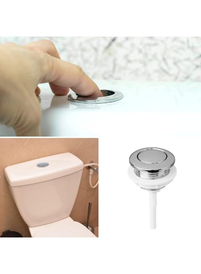 jaexest زر فلاش المرحاض زر خزان المرحاض المفرد زر خزان المرحاض المخفي لاستبدال أجزاء خزان المرحاض المنزلي - Image 3